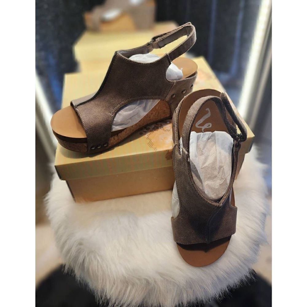 Liberty Taupe Wedge 